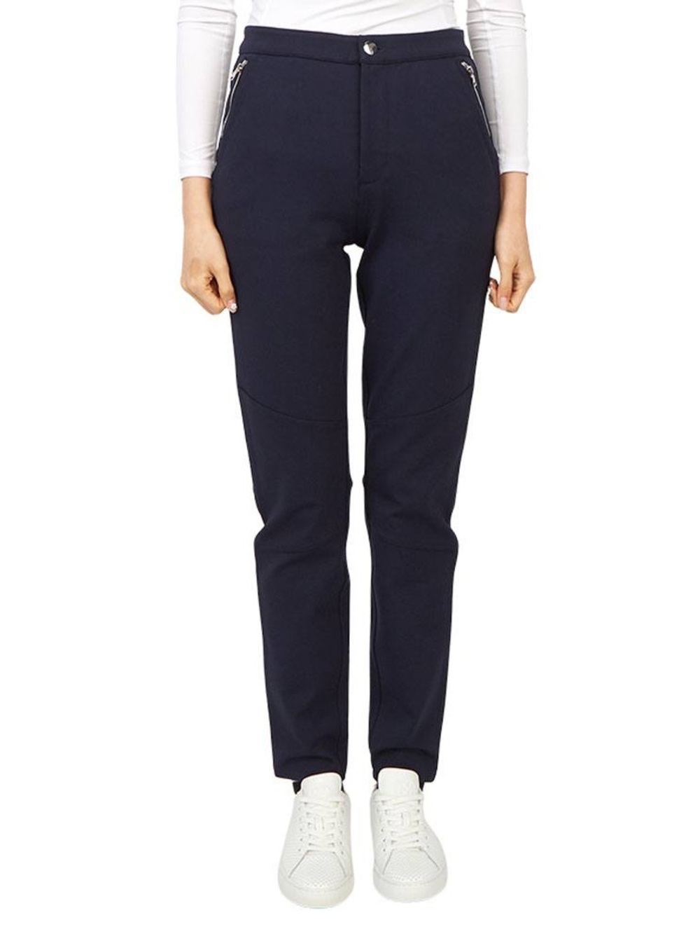 NWT GFORE Twilight (Navy) Double Knit Moto Legging Pants- Women's Size 2
